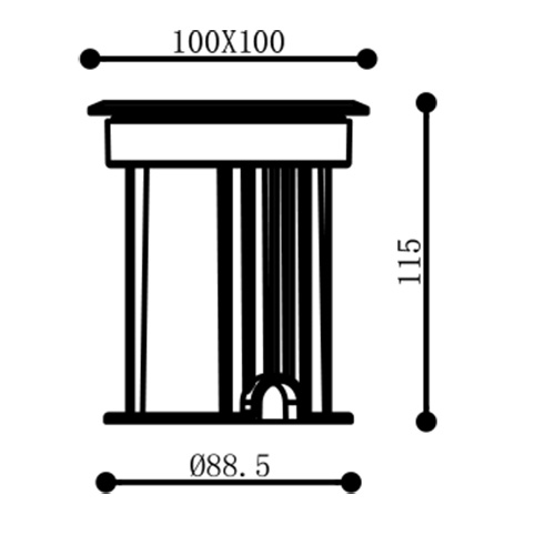 Underground lighting square IP67 Dia 100 GU10 1.jpg