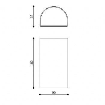 LED outdoor wall lighting up down lamps